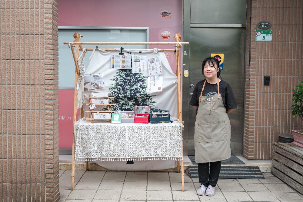 圖▲無薇不至青年1及2庇護工場，外商品販售展示區。