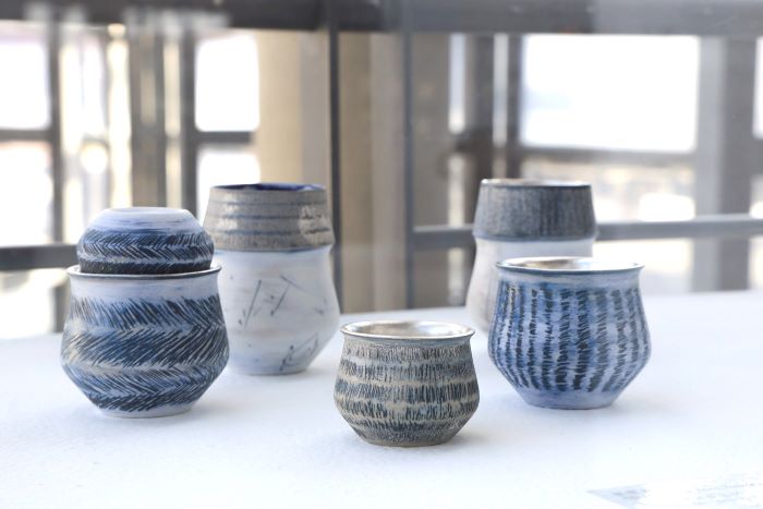 《圖說》「銅獎」吳宗甫(Oh JongBo)、姜龍圭(Kang Yongkyu)《藍咖啡感官杯系列》。〈陶博館提供〉